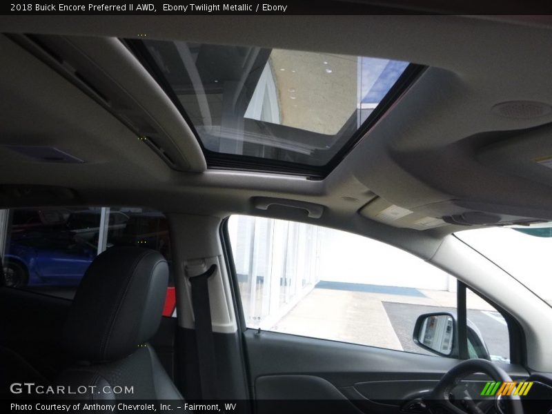 Ebony Twilight Metallic / Ebony 2018 Buick Encore Preferred II AWD