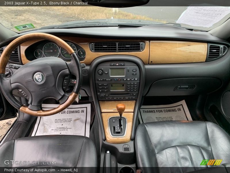 Ebony Black / Charcoal 2003 Jaguar X-Type 2.5