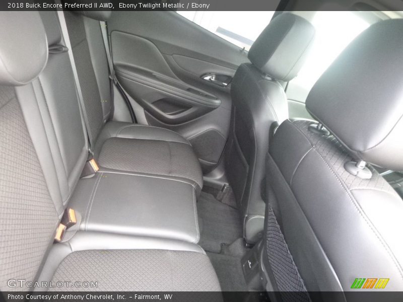 Ebony Twilight Metallic / Ebony 2018 Buick Encore Preferred II AWD