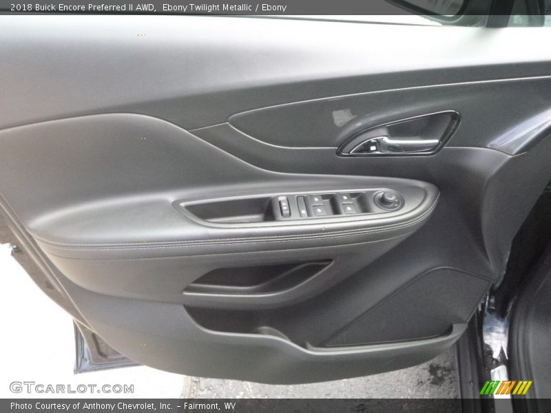 Ebony Twilight Metallic / Ebony 2018 Buick Encore Preferred II AWD