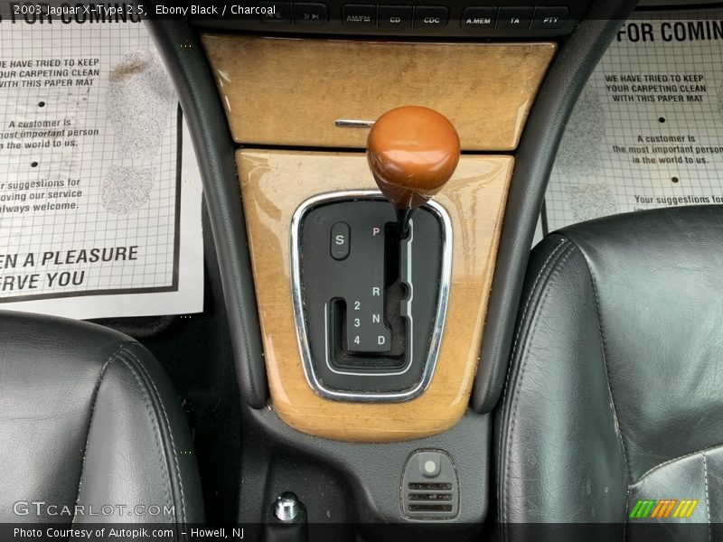 Ebony Black / Charcoal 2003 Jaguar X-Type 2.5