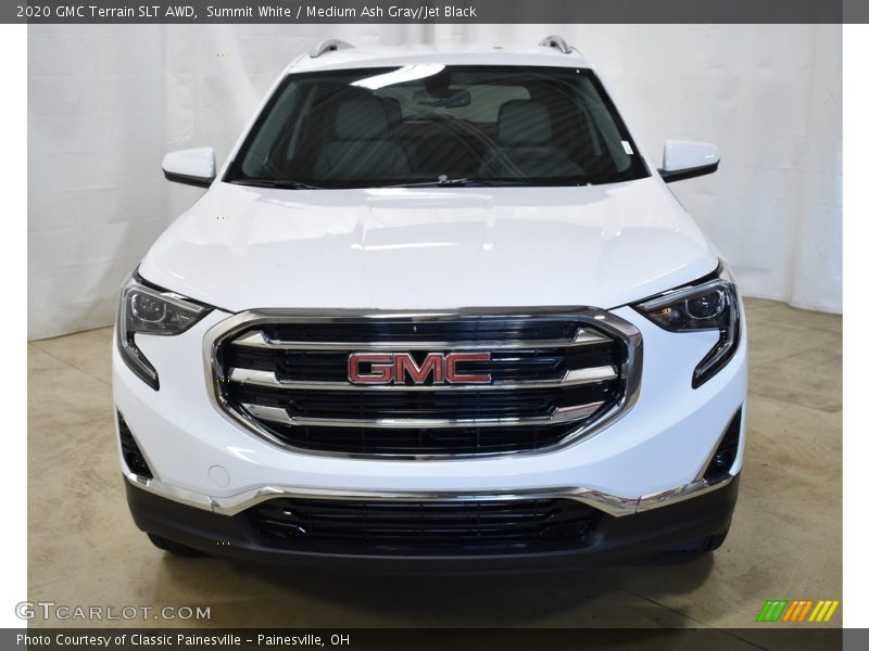 Summit White / Medium Ash Gray/Jet Black 2020 GMC Terrain SLT AWD