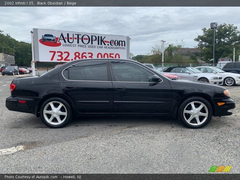 Black Obsidian / Beige 2002 Infiniti I 35