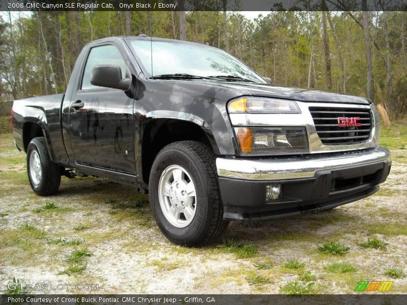 Onyx Black / Ebony 2008 GMC Canyon SLE Regular Cab