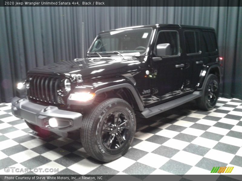Black / Black 2020 Jeep Wrangler Unlimited Sahara 4x4