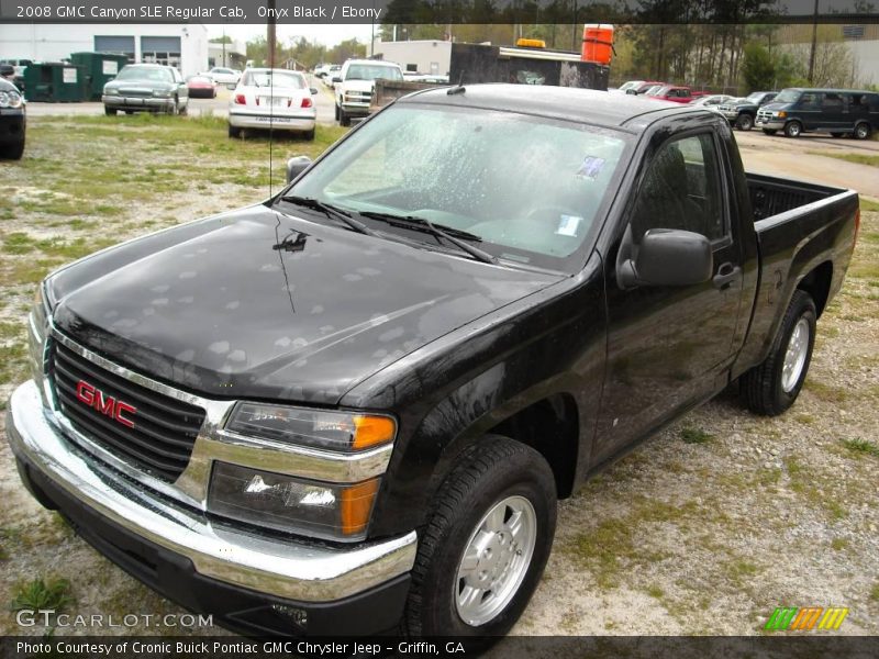 Onyx Black / Ebony 2008 GMC Canyon SLE Regular Cab