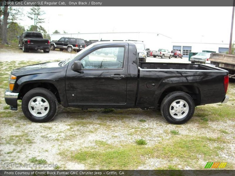 Onyx Black / Ebony 2008 GMC Canyon SLE Regular Cab