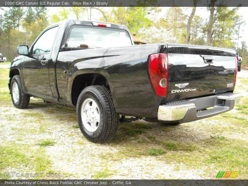 Onyx Black / Ebony 2008 GMC Canyon SLE Regular Cab