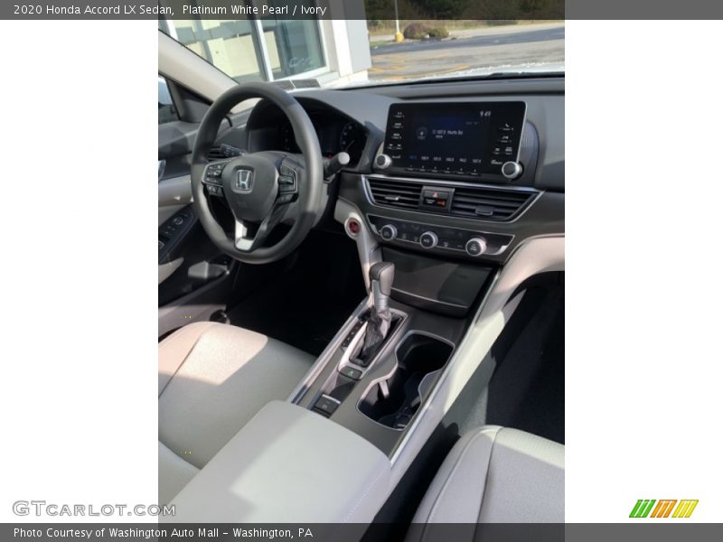 Platinum White Pearl / Ivory 2020 Honda Accord LX Sedan