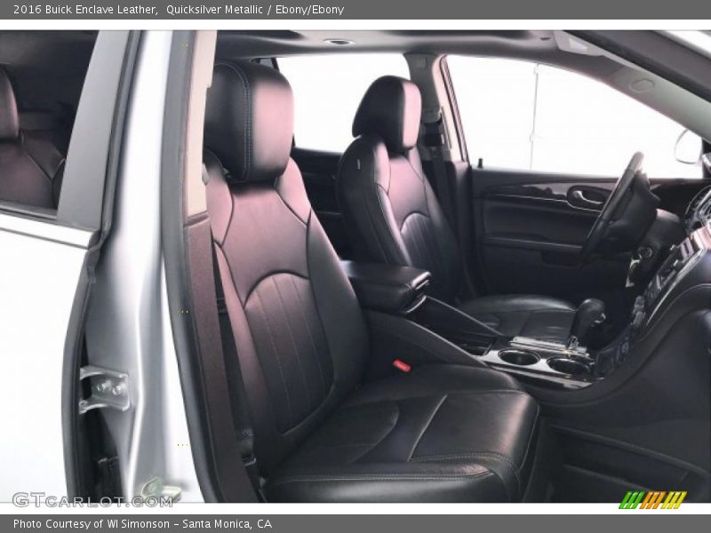 Quicksilver Metallic / Ebony/Ebony 2016 Buick Enclave Leather