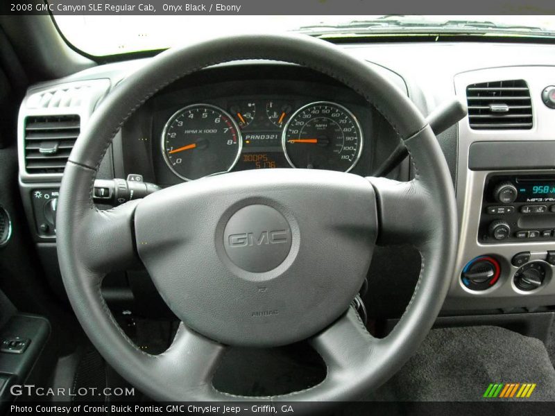 Onyx Black / Ebony 2008 GMC Canyon SLE Regular Cab