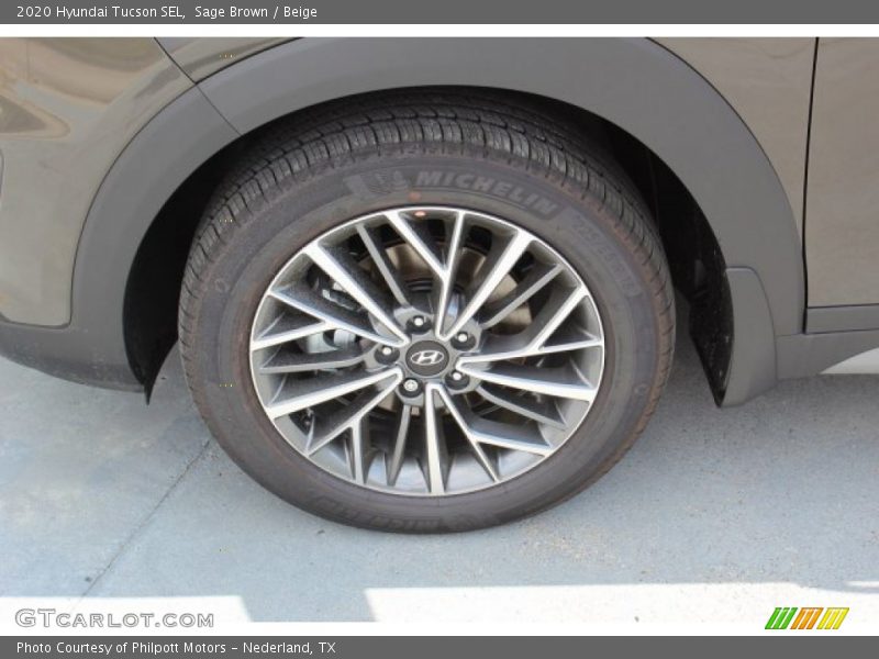 Sage Brown / Beige 2020 Hyundai Tucson SEL