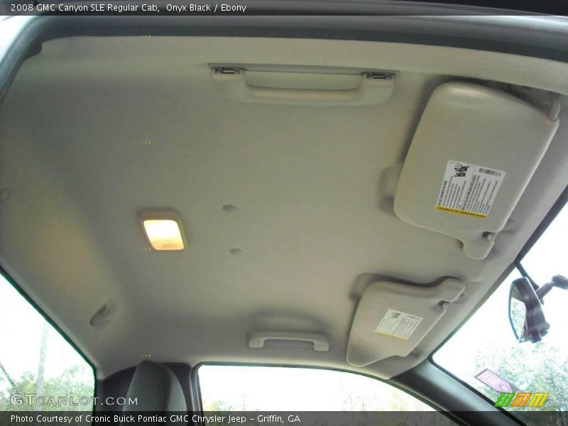 Onyx Black / Ebony 2008 GMC Canyon SLE Regular Cab