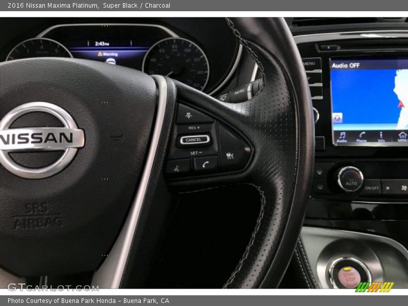 Super Black / Charcoal 2016 Nissan Maxima Platinum