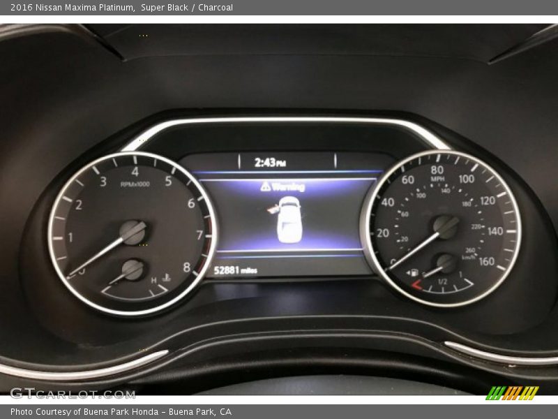 Super Black / Charcoal 2016 Nissan Maxima Platinum