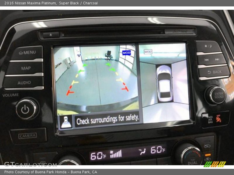 Super Black / Charcoal 2016 Nissan Maxima Platinum