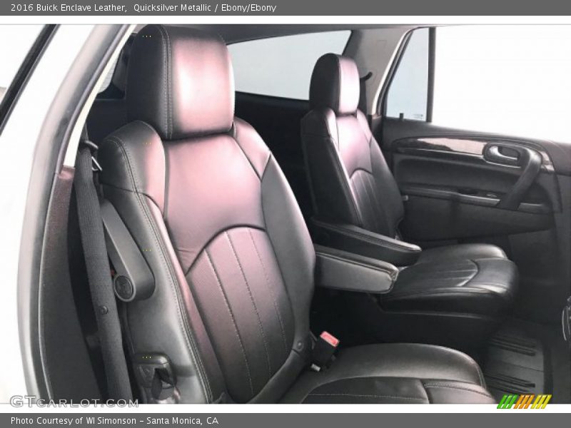 Quicksilver Metallic / Ebony/Ebony 2016 Buick Enclave Leather