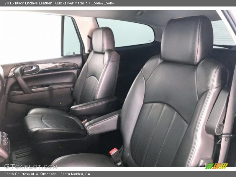 Quicksilver Metallic / Ebony/Ebony 2016 Buick Enclave Leather