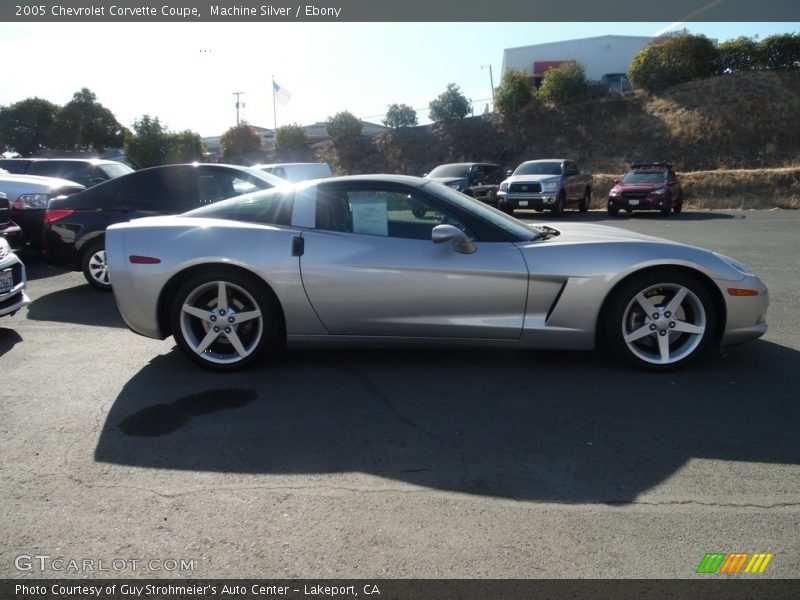Machine Silver / Ebony 2005 Chevrolet Corvette Coupe