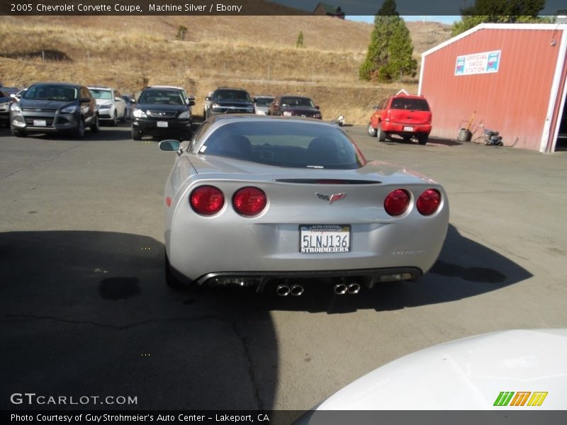 Machine Silver / Ebony 2005 Chevrolet Corvette Coupe