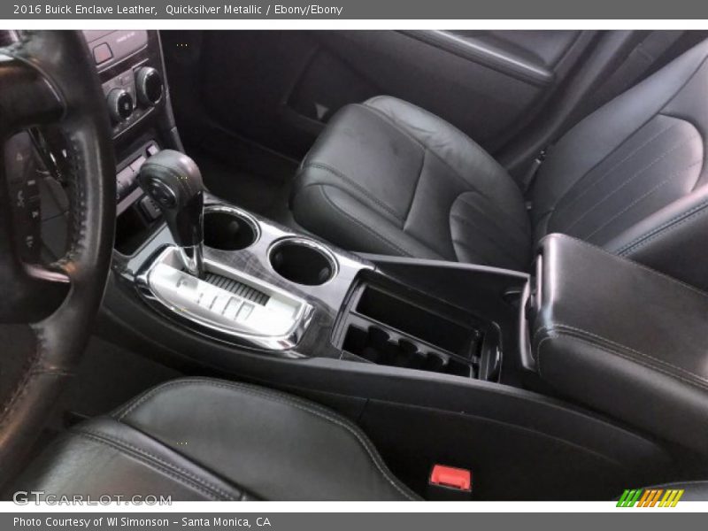 Quicksilver Metallic / Ebony/Ebony 2016 Buick Enclave Leather