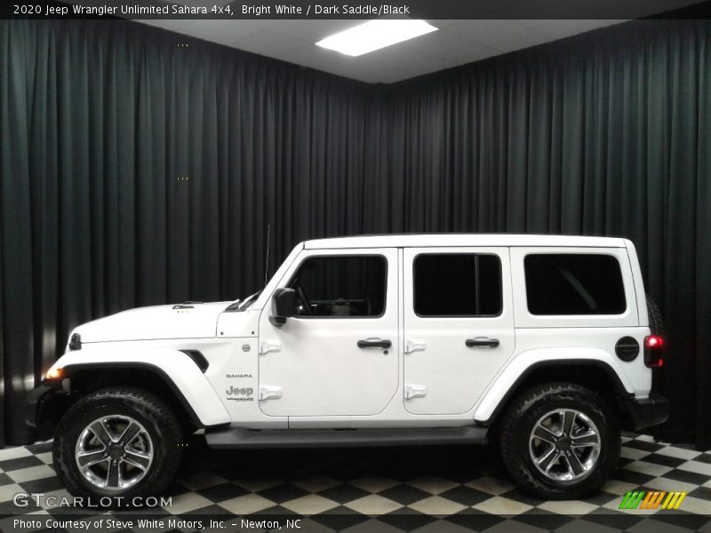 Bright White / Dark Saddle/Black 2020 Jeep Wrangler Unlimited Sahara 4x4