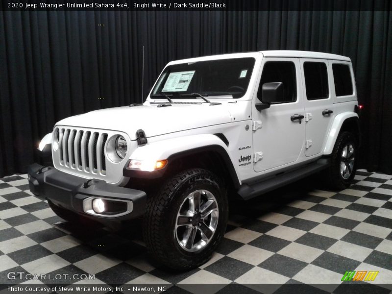 Bright White / Dark Saddle/Black 2020 Jeep Wrangler Unlimited Sahara 4x4