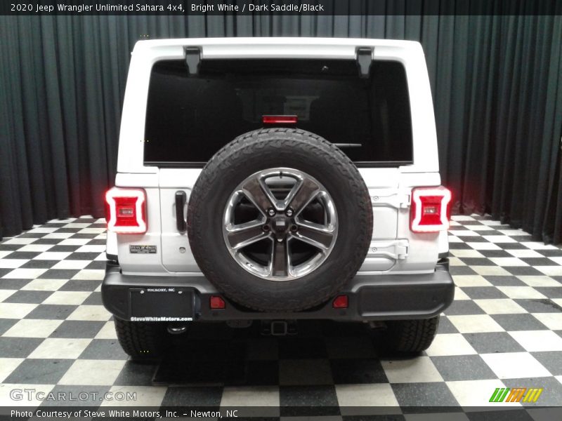 Bright White / Dark Saddle/Black 2020 Jeep Wrangler Unlimited Sahara 4x4