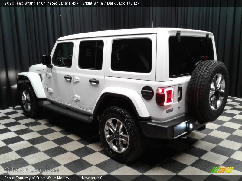 Bright White / Dark Saddle/Black 2020 Jeep Wrangler Unlimited Sahara 4x4