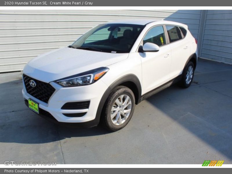 Cream White Pearl / Gray 2020 Hyundai Tucson SE