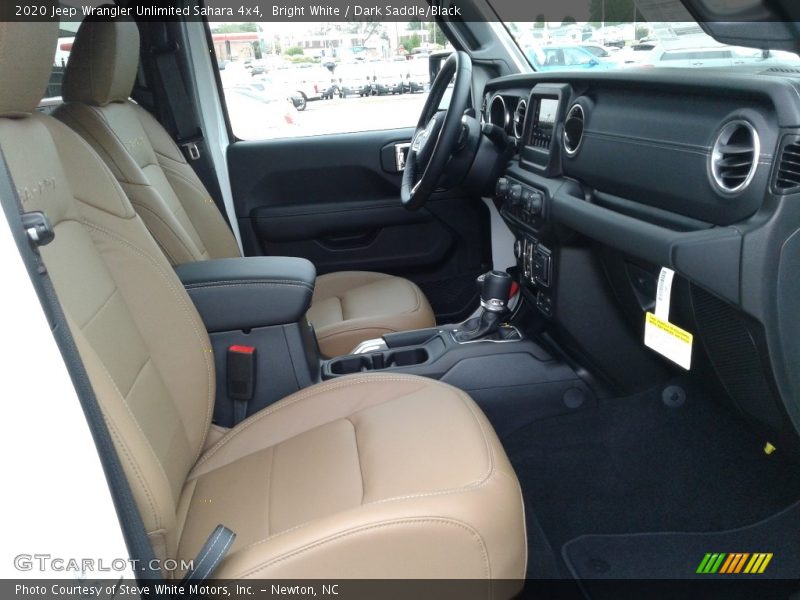 Bright White / Dark Saddle/Black 2020 Jeep Wrangler Unlimited Sahara 4x4
