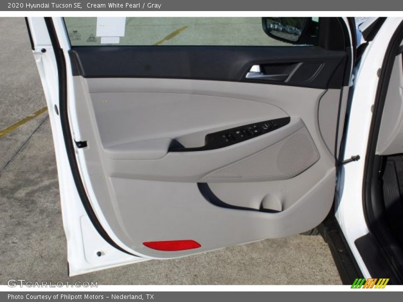 Cream White Pearl / Gray 2020 Hyundai Tucson SE