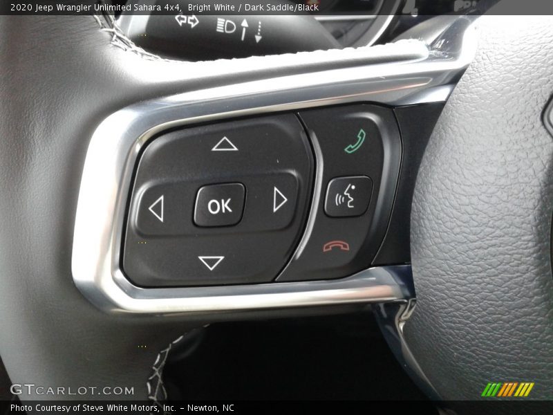 Bright White / Dark Saddle/Black 2020 Jeep Wrangler Unlimited Sahara 4x4