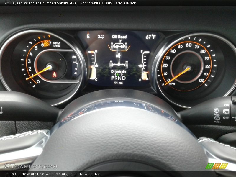 Bright White / Dark Saddle/Black 2020 Jeep Wrangler Unlimited Sahara 4x4