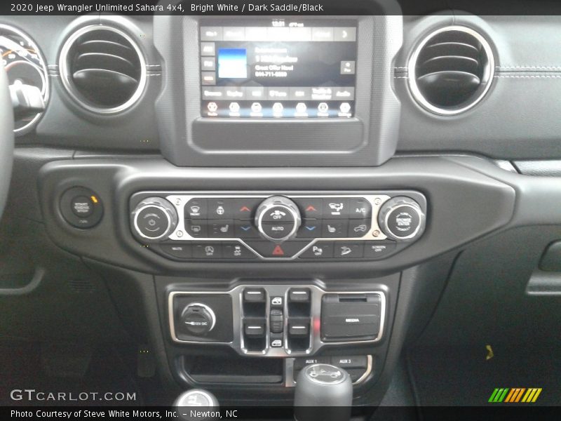 Bright White / Dark Saddle/Black 2020 Jeep Wrangler Unlimited Sahara 4x4