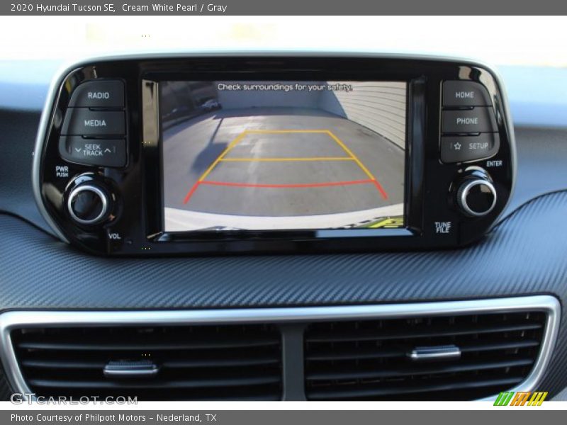 Cream White Pearl / Gray 2020 Hyundai Tucson SE