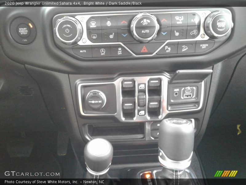 Bright White / Dark Saddle/Black 2020 Jeep Wrangler Unlimited Sahara 4x4