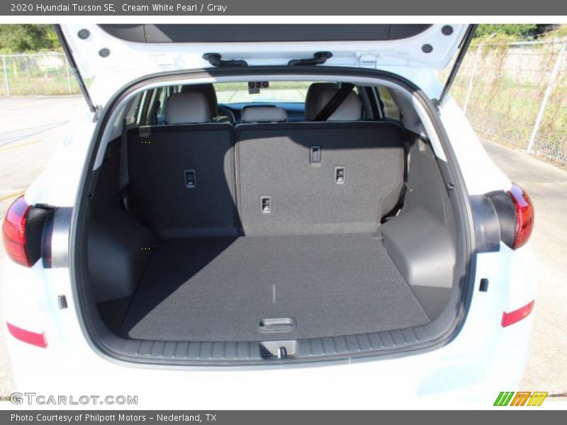 Cream White Pearl / Gray 2020 Hyundai Tucson SE