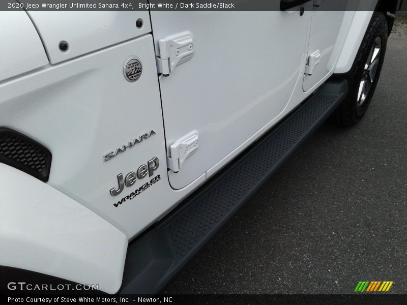 Bright White / Dark Saddle/Black 2020 Jeep Wrangler Unlimited Sahara 4x4