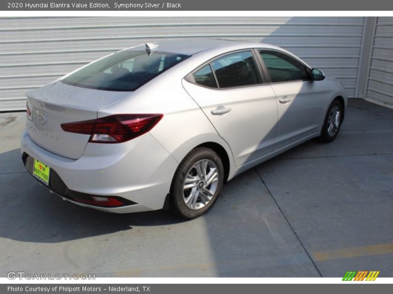Symphony Silver / Black 2020 Hyundai Elantra Value Edition