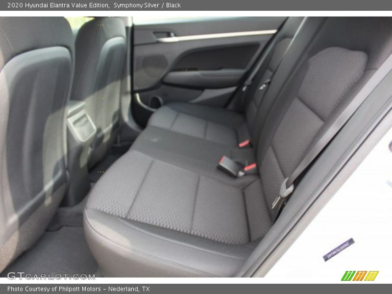 Symphony Silver / Black 2020 Hyundai Elantra Value Edition