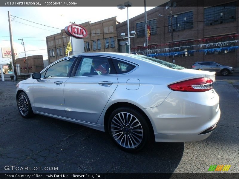 Ingot Silver / Ebony 2018 Ford Fusion SE
