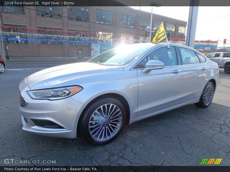 Ingot Silver / Ebony 2018 Ford Fusion SE