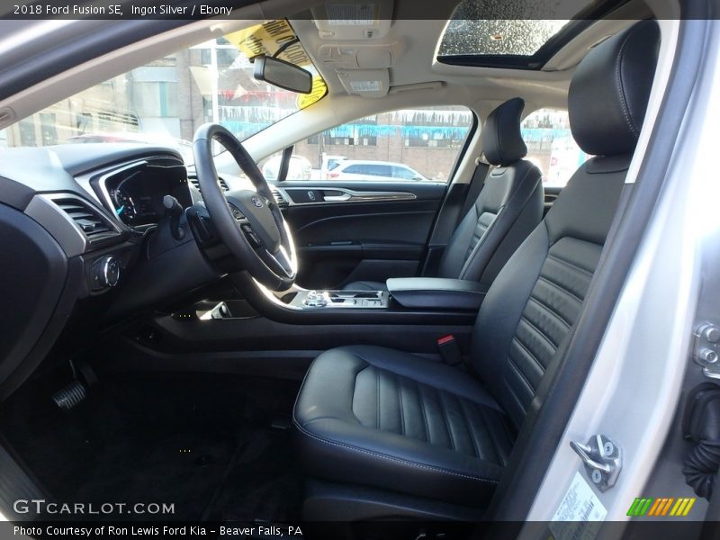 Ingot Silver / Ebony 2018 Ford Fusion SE