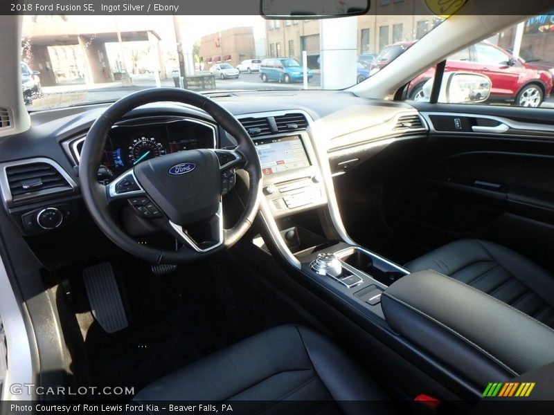 Ingot Silver / Ebony 2018 Ford Fusion SE