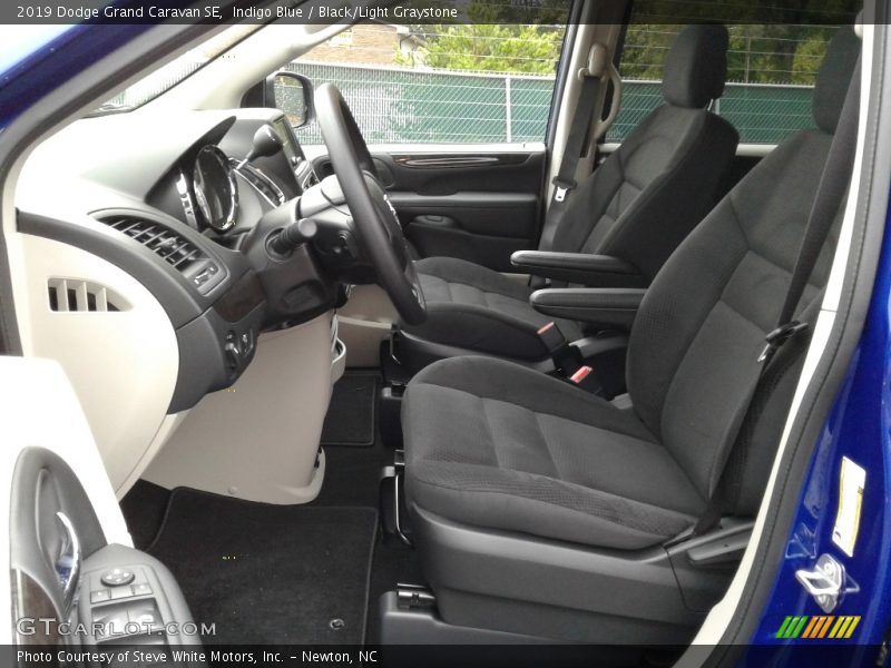 Indigo Blue / Black/Light Graystone 2019 Dodge Grand Caravan SE