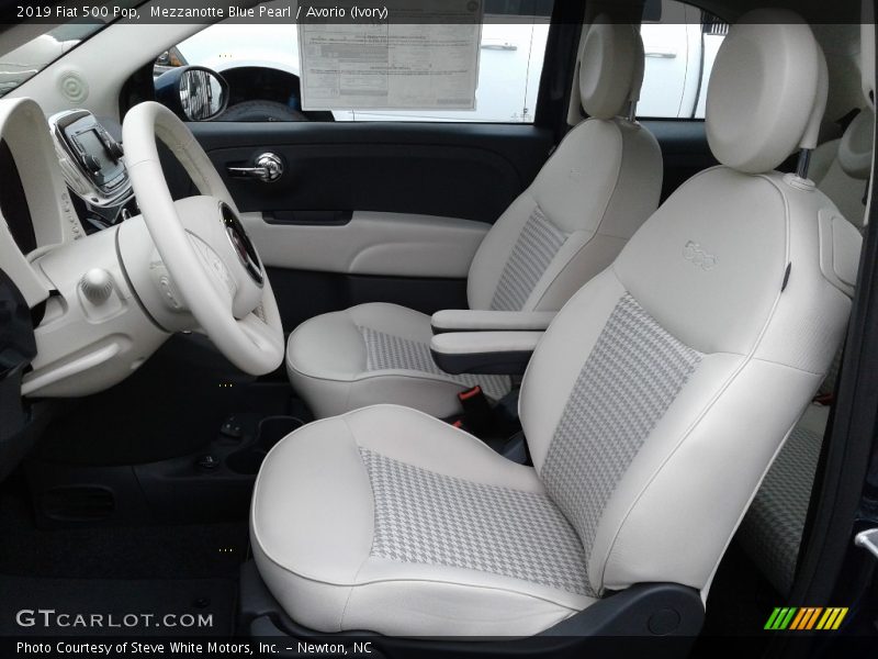  2019 500 Pop Avorio (Ivory) Interior