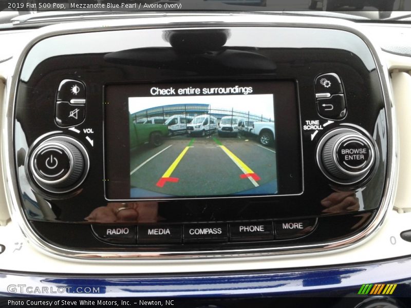 Mezzanotte Blue Pearl / Avorio (Ivory) 2019 Fiat 500 Pop