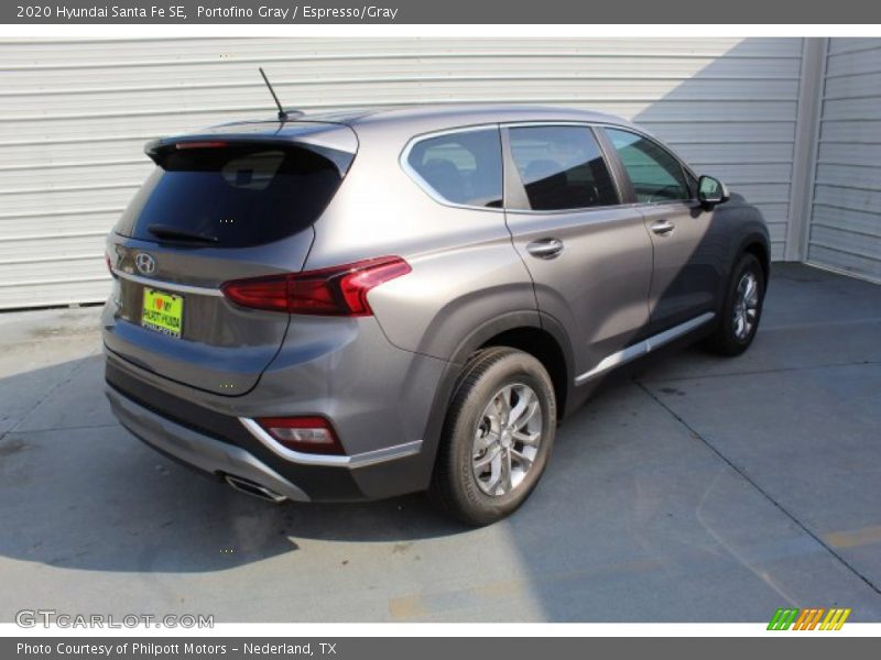 Portofino Gray / Espresso/Gray 2020 Hyundai Santa Fe SE