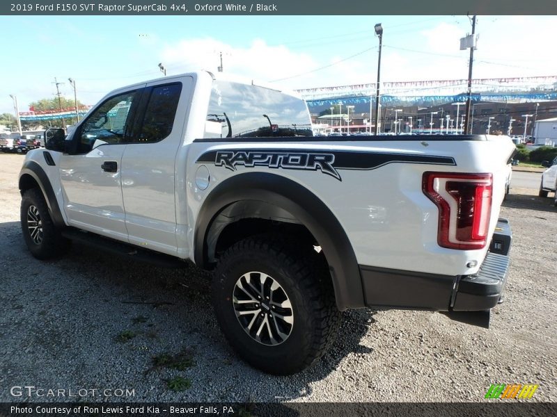 Oxford White / Black 2019 Ford F150 SVT Raptor SuperCab 4x4